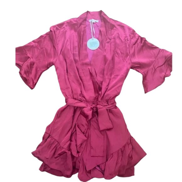 Pants - Satin Belted Romper